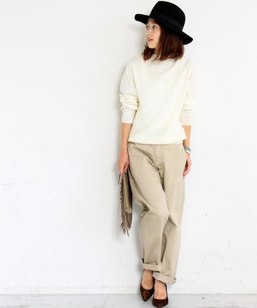 BEAUTY&YOUTH UNITED ARROWS（ビューティーアンドユースユナイテッドアローズ）の「BY∵ ウールカシミヤボトルネックニット◆（ニット/セーター・レディース・ホワイト/ブラック/グレー/オリーブ/ケリー・FREE）」の12枚目の写真