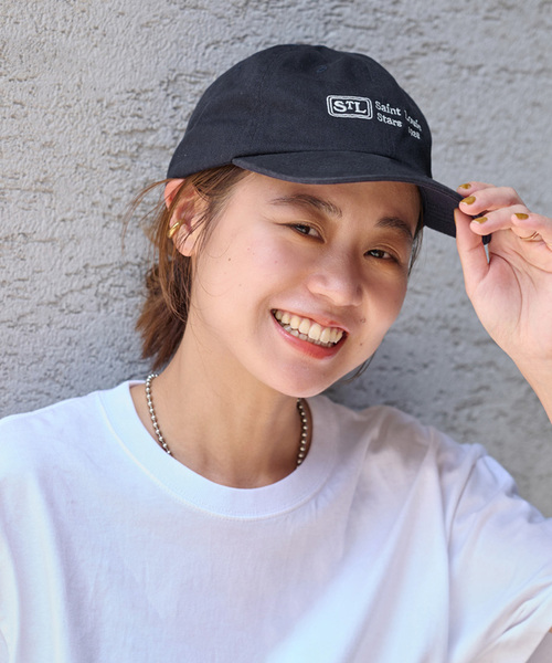 ROSTER SOX(ロスターソックス)の「【ROSTER SOX /ロスターソックス】 NL LOGO CAP:キャップ(キャップ・レディース・ボルドー/ネイビー/カーキ・FREE)」の4枚目の写真