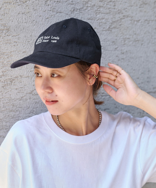 ROSTER SOX(ロスターソックス)の「【ROSTER SOX /ロスターソックス】 NL LOGO CAP:キャップ(キャップ・レディース・ボルドー/ネイビー/カーキ・FREE)」の5枚目の写真