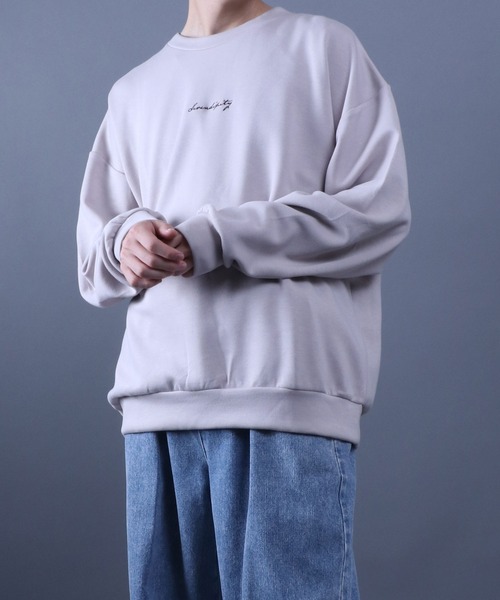 セール】Ponte Fabric Back Print Photo Graphic SweatShirt