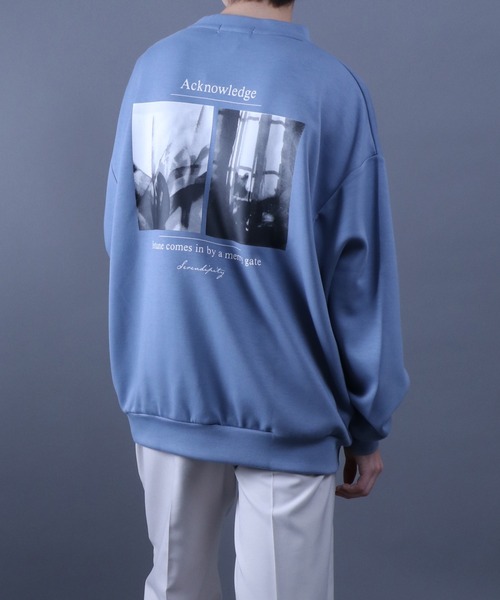   バックプリント グラフィック スウェット 送関込 バックプリントスウェット(M ホワイト): トップス｜Right-on公式
