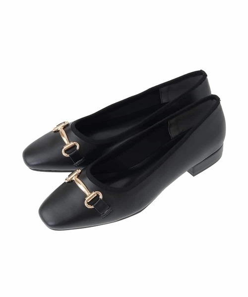 a.v.v（アーヴェヴェ）の「アソートバレエシューズ（バレエシューズ・レディース・ブラック/ゴールド・23.5/24.5/22.5）」の12枚目の写真