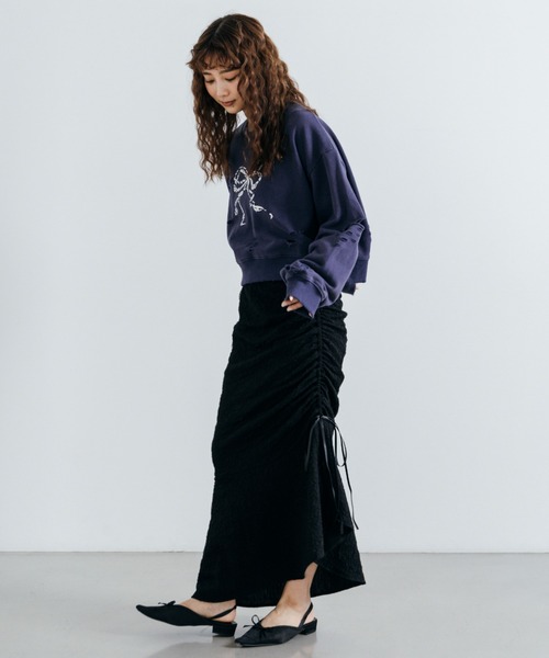 Lui's（ルイス）の「【cierio /シエリオ 】スウェットプルオーバー（Tシャツ/カットソー・レディース・ブラック/ネイビー・FREE）」の13枚目の写真