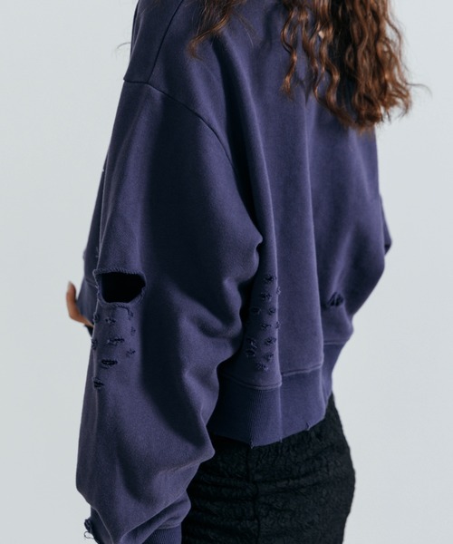 Lui's（ルイス）の「【cierio /シエリオ 】スウェットプルオーバー（Tシャツ/カットソー・レディース・ブラック/ネイビー・FREE）」の19枚目の写真