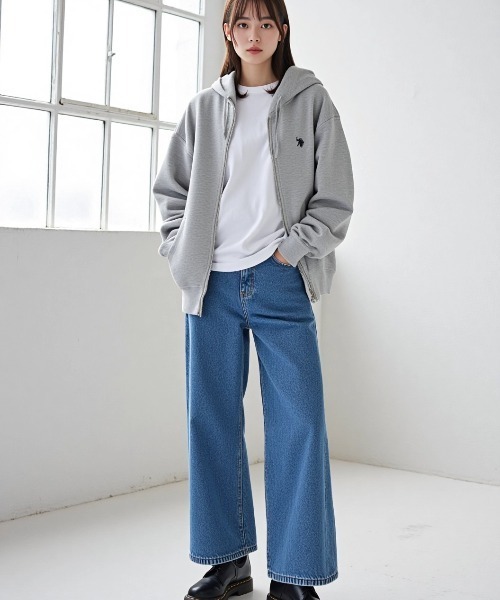 【US規格】希少 POLO 胸ロゴ刺繍 ジップパーカー ブルゾン ベージュ L US規格】希少 POLO 胸ロゴ刺繍 ジップパーカー ブルゾン ベージュ L