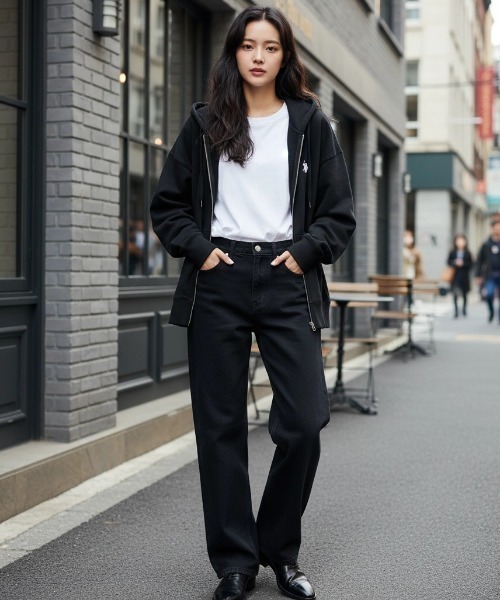 U.S. POLO ASSN.(ユーエスポロアッスン)の「U.S. POLO ASSN./ユーエスポロアッスン 別注 オーバーサイズ 裏毛 ロゴ ワンポイント刺繍 スウェット ジップアップパーカー/長袖 トップス フルジップパーカー/レディース メンズ(パーカー・メンズ・グレー/オートミール/ブラック/チャコールグレー・L/M/LL)」の9枚目の写真