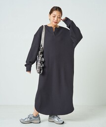 FREAK'S STORE（フリークスストア）の「限定展開　ワッフル キーネック ワンピース（ワンピース）」
