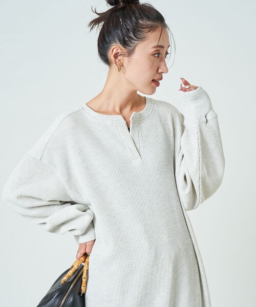 FREAK'S STORE（フリークスストア）の「限定展開 ワッフル キーネック