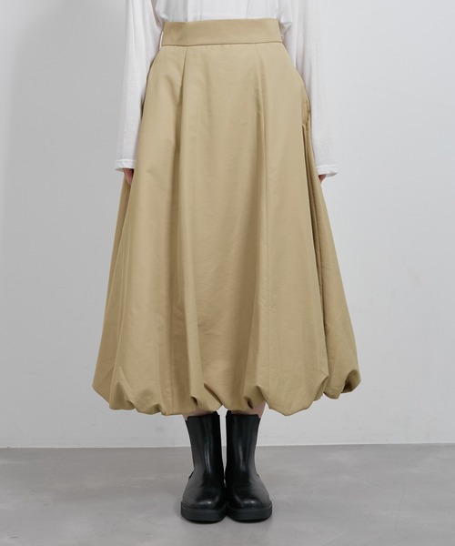 ROPE' PICNIC（ロペピクニック）の「バルーンギャザースカート/撥水加工（スカート・レディース・キャメル/ブラック・38）」の20枚目の写真