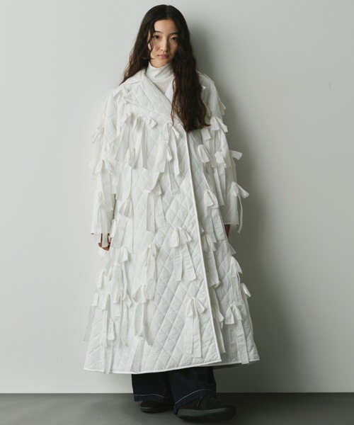 PERNA（ペルナ）の「キルティングリボンコート（ダウン
