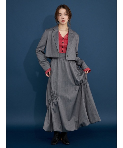 【セール】Vネックニットラメカーデ(ニット/セーター)|Stylevoice for xxx(スタイルヴォイスフォー) 【セール】Vネックニットラメカーデ(ニット/セーター)|Stylevoice for xxx(スタイルヴォイスフォー)