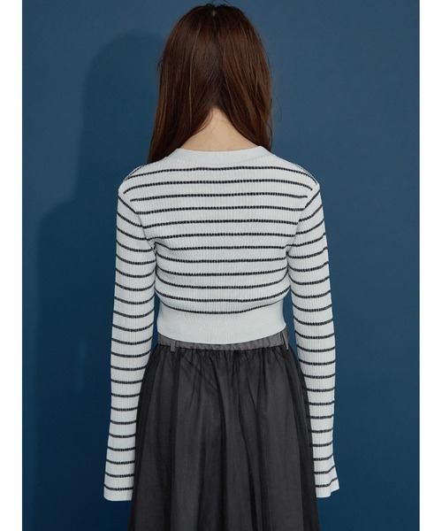 【セール】Vネックニットラメカーデ(ニット/セーター)|Stylevoice for xxx(スタイルヴォイスフォー) 【セール】Vネックニットラメカーデ(ニット/セーター)|Stylevoice for xxx(スタイルヴォイスフォー)