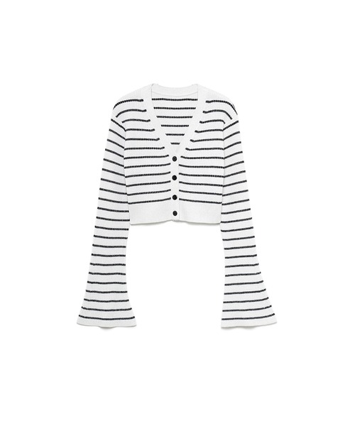 【セール】Vネックニットラメカーデ(ニット/セーター)|Stylevoice for xxx(スタイルヴォイスフォー) 【セール】Vネックニットラメカーデ(ニット/セーター)|Stylevoice for xxx(スタイルヴォイスフォー)