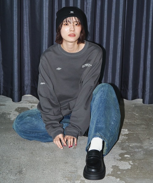 UMBRO（アンブロ）の「UMBRO/アンブロ 別注 UMBRO ワンポイントロゴビーニー/ニット帽(限定展開)（ニットキャップ/ビーニー・メンズ・ブラック/ネイビー/ライトグレー・ONE SIZE）」の16枚目の写真