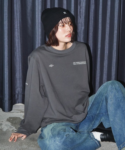 UMBRO（アンブロ）の「UMBRO/アンブロ 別注 UMBRO ワンポイントロゴビーニー/ニット帽(限定展開)（ニットキャップ/ビーニー・メンズ・ブラック/ネイビー/ライトグレー・ONE SIZE）」の15枚目の写真