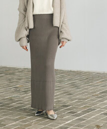 Noble | 《追加5》リブニットタイトスカート(スカート)