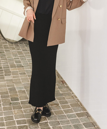 Noble | 《追加5》リブニットタイトスカート(スカート)