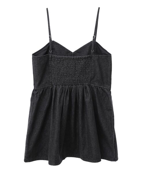 Sugar spoon(シュガースプーン)の「・SUGAR SPOON デニムキャミチュニック(チュニック・レディース・ブラック/インディゴブルー・FREE)」の19枚目の写真