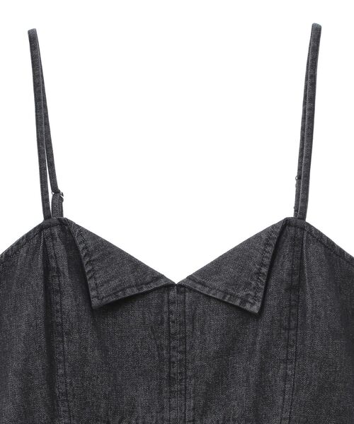 Sugar spoon(シュガースプーン)の「・SUGAR SPOON デニムキャミチュニック(チュニック・レディース・ブラック/インディゴブルー・FREE)」の20枚目の写真