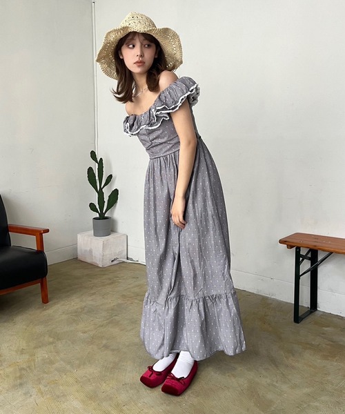 Jewelobe(ジュエローブ)の「ダイアゴナルトゥリボンバレエシューズ(バレエシューズ・レディース・レッド/ブラック/ブラウン系その他・XL/L/M/S)」の22枚目の写真
