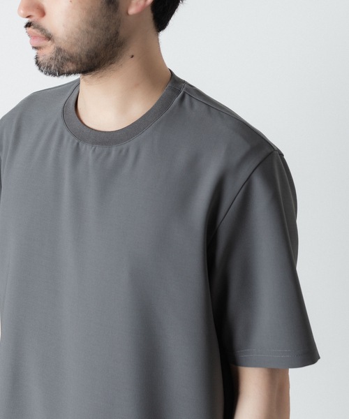 ATTACHMENT（アタッチメント）の「PE コンパクトツイル S/S TEE / PE COMPACT TWILL S/S TEE（Tシャツ/カットソー・メンズ・ホワイト/グレー/ブラック・1/2/3/4）」の17枚目の写真