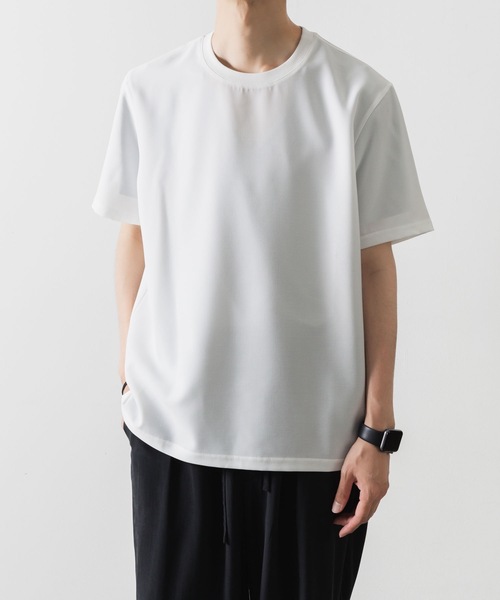 ATTACHMENT（アタッチメント）の「PE コンパクトツイル S/S TEE / PE COMPACT TWILL S/S TEE（Tシャツ/カットソー・メンズ・ホワイト/グレー/ブラック・1/2/3/4）」の4枚目の写真