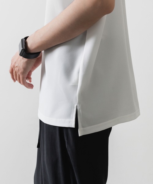 ATTACHMENT（アタッチメント）の「PE コンパクトツイル S/S TEE / PE COMPACT TWILL S/S TEE（Tシャツ/カットソー・メンズ・ホワイト/グレー/ブラック・1/2/3/4）」の7枚目の写真