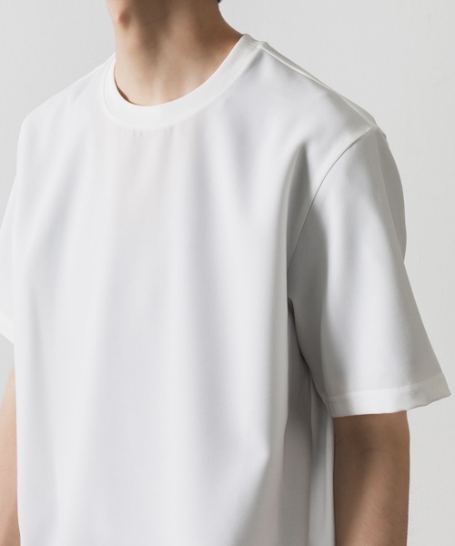 ATTACHMENT（アタッチメント）の「PE コンパクトツイル S/S TEE / PE COMPACT TWILL S/S TEE（Tシャツ/カットソー・メンズ・ホワイト/グレー/ブラック・1/2/3/4）」の8枚目の写真