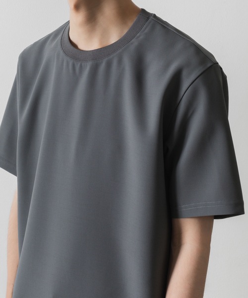 ATTACHMENT（アタッチメント）の「PE コンパクトツイル S/S TEE / PE COMPACT TWILL S/S TEE（Tシャツ/カットソー・メンズ・ホワイト/グレー/ブラック・1/2/3/4）」の20枚目の写真