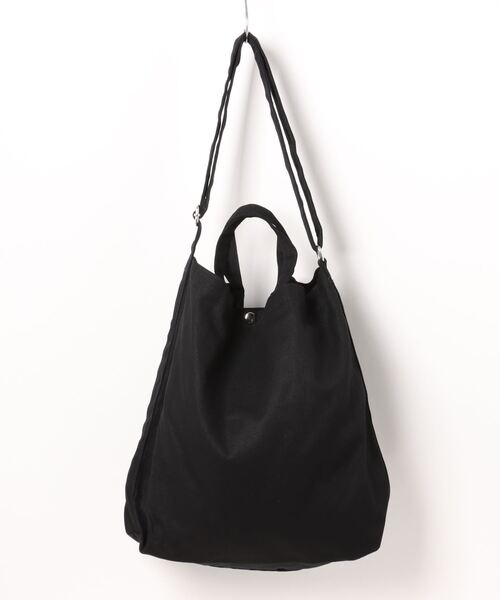BEN DAVIS(ベンデイビス)の「【BEN DAVIS】2WAY SHOULDER TOTE BAG(ショルダーバッグ・メンズ・ブラック/ナチュラル・FREE)」の7枚目の写真