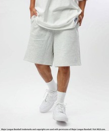 SPIRALGIRL（スパイラルガール）の「【MLB】3Dロゴ刺繍スウェットハーフパンツ（スウェットパンツ）」