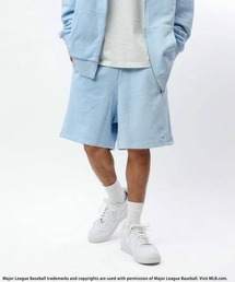 SPIRALGIRL（スパイラルガール）の「【MLB】3Dロゴ刺繍スウェットハーフパンツ（スウェットパンツ）」