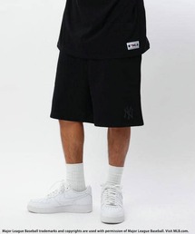 SPIRALGIRL（スパイラルガール）の「【MLB】3Dロゴ刺繍スウェットハーフパンツ（スウェットパンツ）」