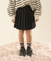 Lycee mine（リセマイン）の「ニットプリーツスカート（スカート・キッズ）」