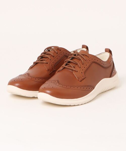 【美品】 COLE HAAN〈GRAND ZERO〉ウィングチップ（8）革靴　茶 コール ハーン COLE HAAN 4.ゼログランド ウィングチップ