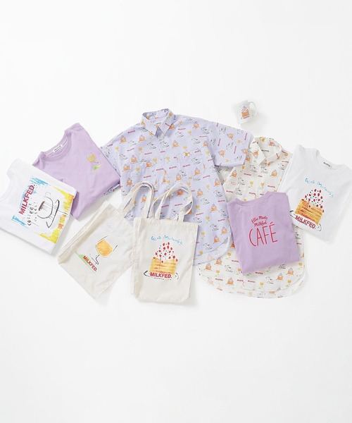 MILKFED.(ミルクフェド)の「MILKFED.xOMIYA ELLIE JUICE TOTE BAG(トートバッグ・レディース・ホワイト・ONE SIZE)」の3枚目の写真