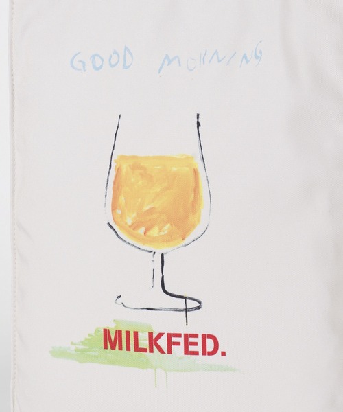 MILKFED.(ミルクフェド)の「MILKFED.xOMIYA ELLIE JUICE TOTE BAG(トートバッグ・レディース・ホワイト・ONE SIZE)」の8枚目の写真
