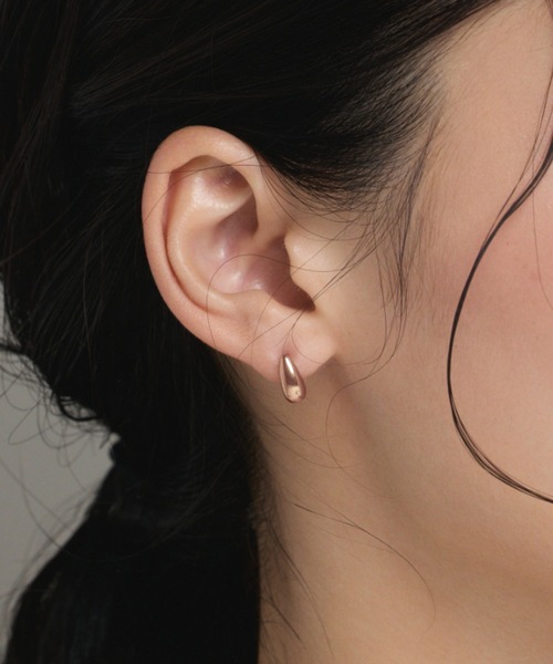 セール】【 金属アレルギー対応 】 ミニドロップピアス サージカル