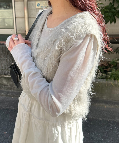 スカルカットソー　ラメ　迷彩 スカルカットソー ラメ 迷彩