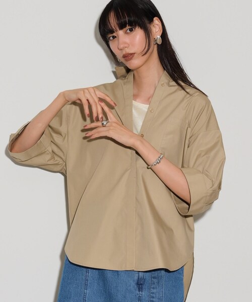 GALLEST / ギャレスト タックスリーブフォルムシャツ ◇タックスリーブフォルムシャツ（シャツ・ブラウス） | GALLEST