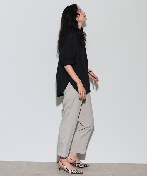 GALLEST(ギャレスト)の「◆タックスリーブフォルムシャツ(シャツ/ブラウス・レディース・ボルドー/ベージュ/ブラック・38)」の12枚目の写真