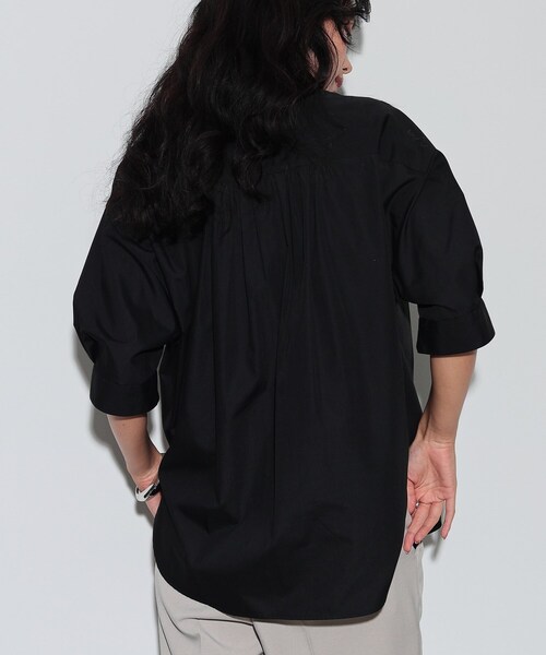 GALLEST(ギャレスト)の「◆タックスリーブフォルムシャツ(シャツ/ブラウス・レディース・ボルドー/ベージュ/ブラック・38)」の15枚目の写真