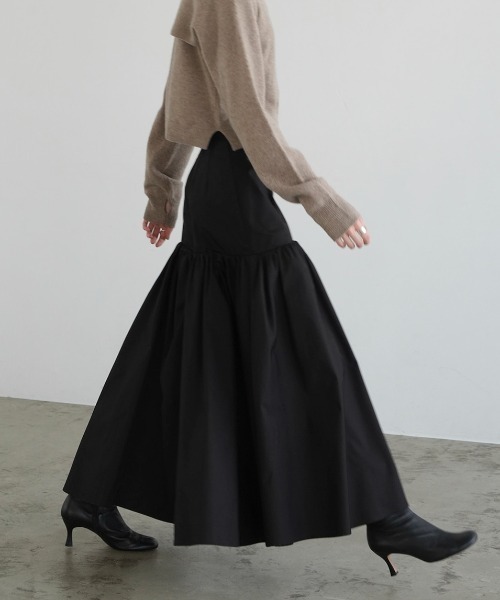 スカート CLANE VOLUME GATHER SKIRT セール】VOLUME GATHER SKIRT（スカート）｜CLANE（クラネ）の