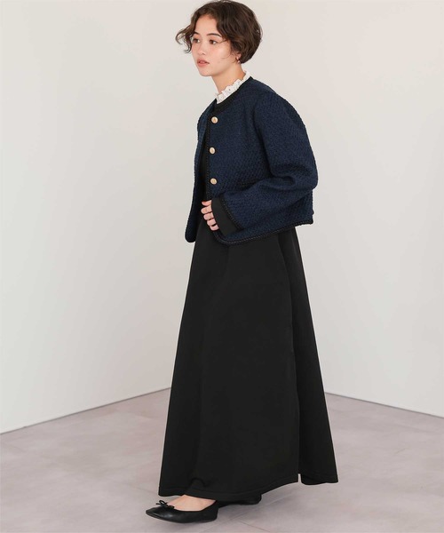 titivate（ティティベイト）の「襟付きボリュームスカートニットワンピース（ワンピース・レディース・ブラック系その他/ブラック系その他2/ベージュ系その他/ベージュ系その他2/ブラック/グレイッシュベージュ・L/M/SP/S）」の21枚目の写真