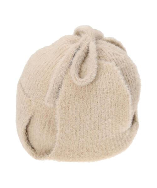 Lugnoncure(ルノンキュール)の「フライトニットキャップ(ハット・レディース・ブラック/ベージュ/オフホワイト・F)」の15枚目の写真