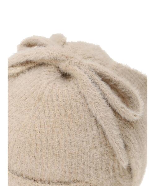 Lugnoncure(ルノンキュール)の「フライトニットキャップ(ハット・レディース・ブラック/ベージュ/オフホワイト・F)」の16枚目の写真