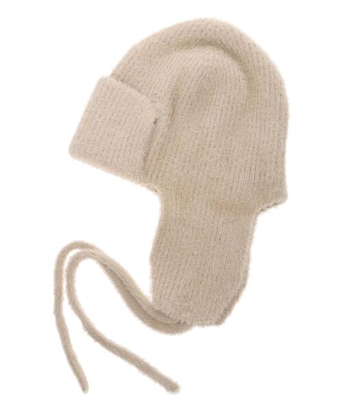 Lugnoncure(ルノンキュール)の「フライトニットキャップ(ハット・レディース・ブラック/ベージュ/オフホワイト・F)」の19枚目の写真