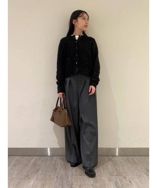【セール】フラップ付２タックワイドダンディパンツ（その他パンツ）｜Mila Owen（ミラオーウェン）