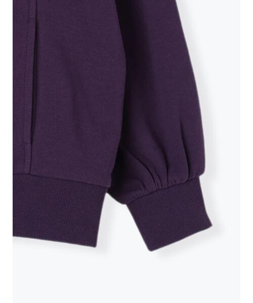 Samansa Mos2(サマンサ モスモス)の「ロゴプリントゆるスウェット(Tシャツ/カットソー・レディース・チャコールグレー/パープル/ベージュ/グリーン・F)」の9枚目の写真