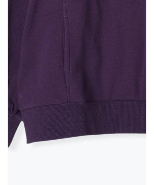 Samansa Mos2(サマンサ モスモス)の「ロゴプリントゆるスウェット(Tシャツ/カットソー・レディース・チャコールグレー/パープル/ベージュ/グリーン・F)」の10枚目の写真